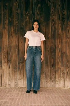 Jean wide Prune
