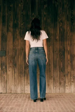 Jean wide Prune