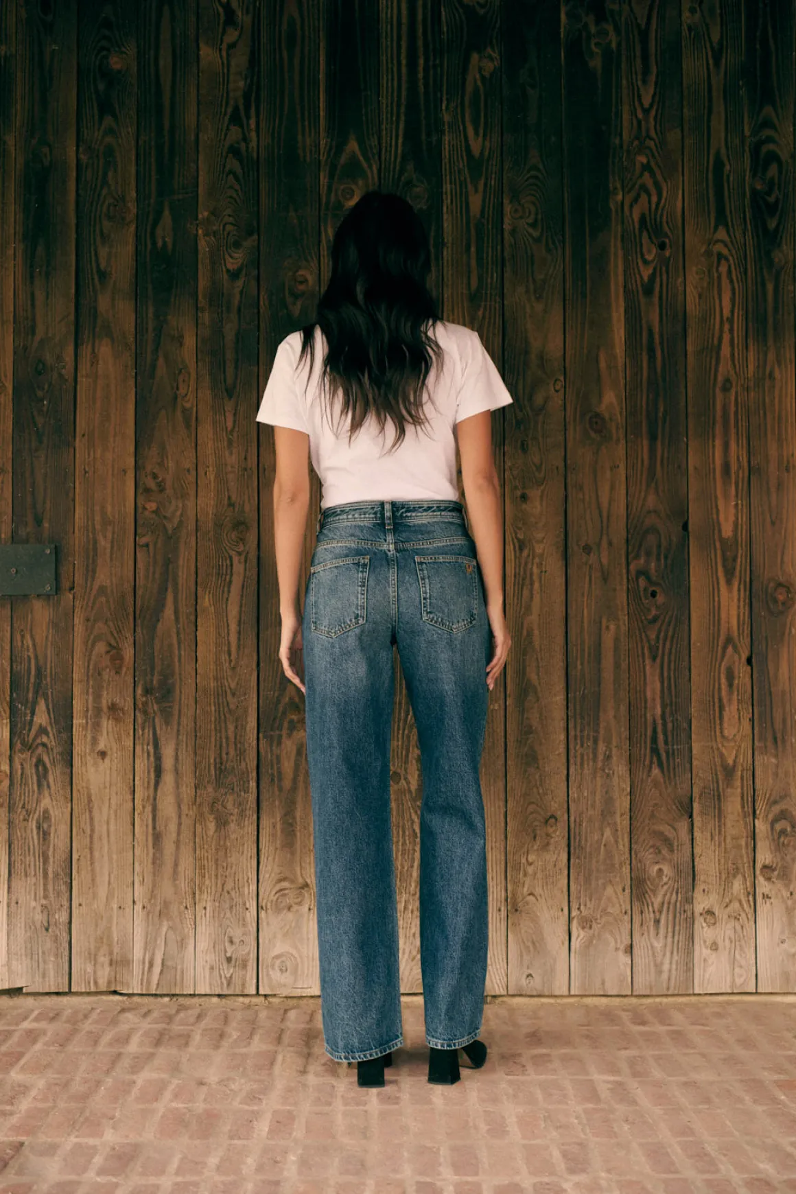 Jean wide Prune