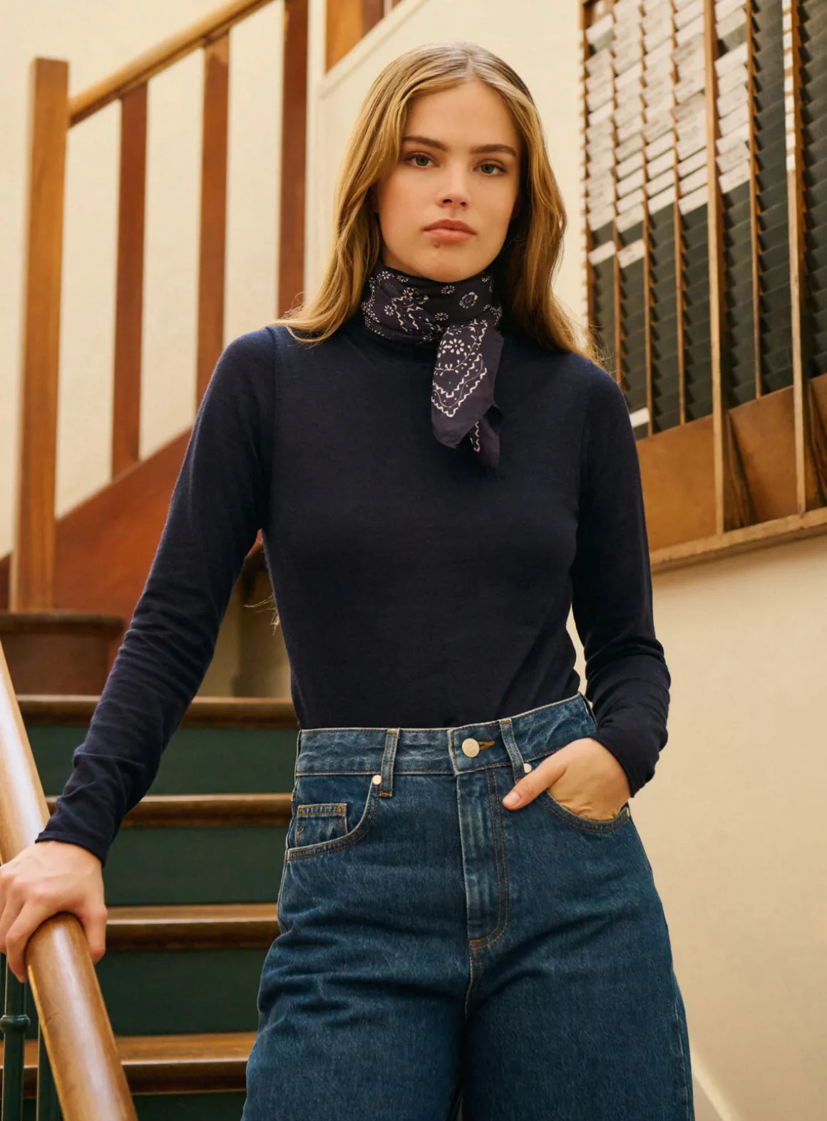 Maxi foulard soie Anda
