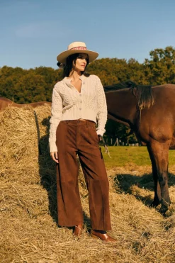 Pantalon en daim Lucas