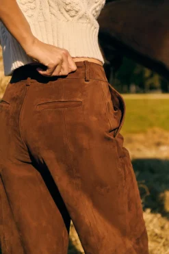 Pantalon en daim Lucas