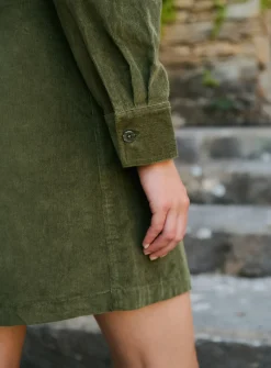 Robe en velours Lise