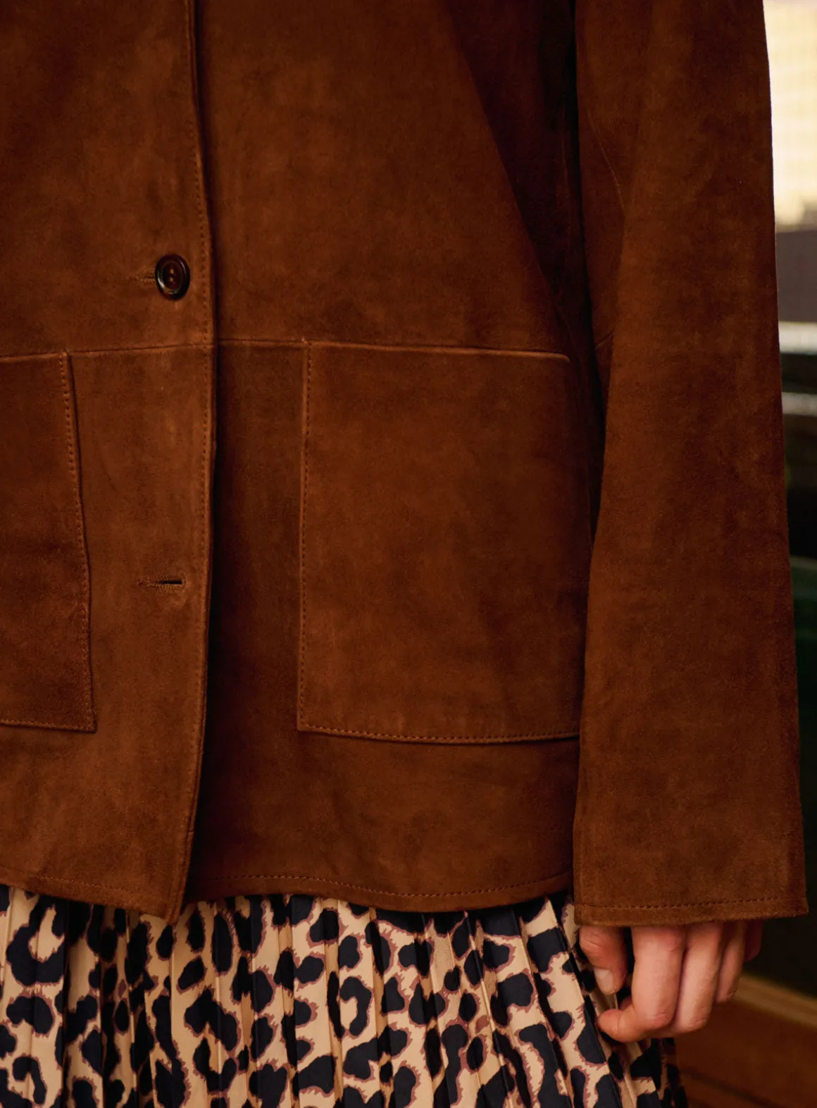 Veste en daim Gabriel